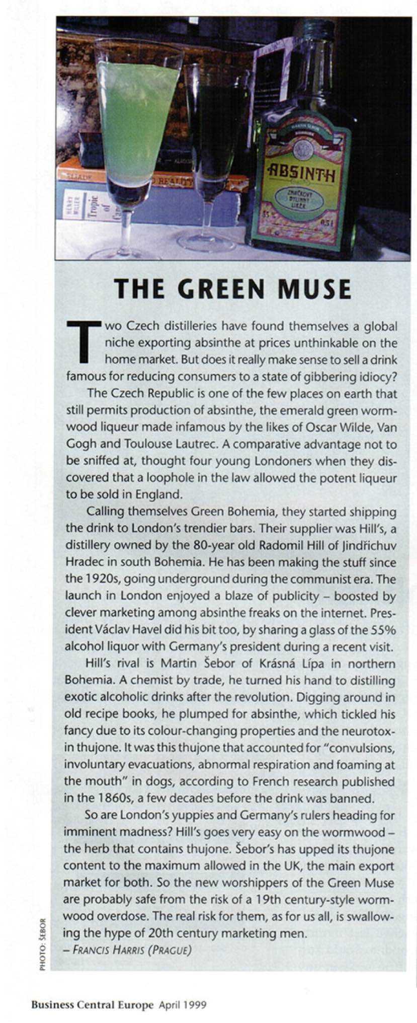 Business central europe april 1999. 