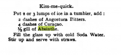 Absinthové koktejly Staré